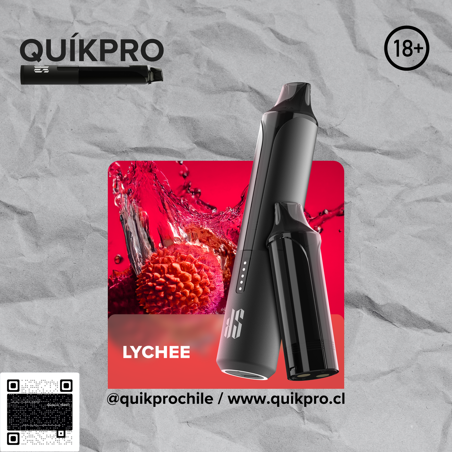 - QUIKPRO 15000 SABOR LICHEE